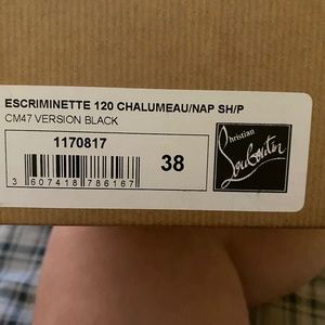 Never worn Christian Louboutins!